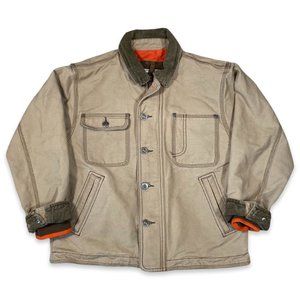 Vintage 2000s Tan Canvas Barn Jacket  by Gap Kids